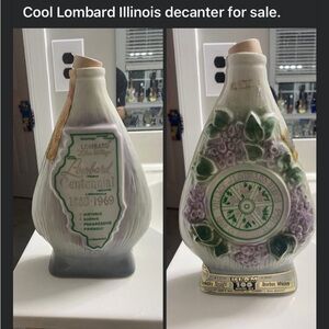 Lombard Illinois Centennial Decanter